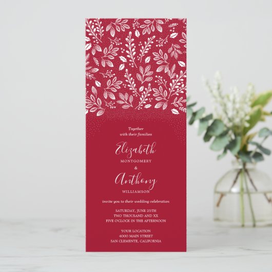 Botanisch alles in één kruiwagen-uitzending kaart (Staand voorkant)