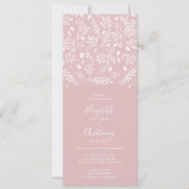 Botanisch alles in één Roos-uitnodiging Kaart (Voorkant)