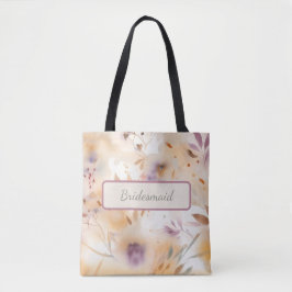 Botanisch Aquarel Bloemig  Tote Bag