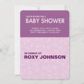 botanisch baby shower kaart (Voorkant)