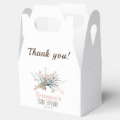 Botanisch Baby shower voor perforatiepoeder Dank u Bedankdoosjes (Geopend)