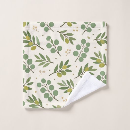 Botanisch bad handdoek (Wasdoekje)