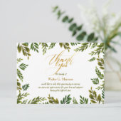 Botanisch bedankt voor je sympathiekaart (Staand voorkant)