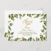 Botanisch bedankt voor je sympathiekaart (Voorkant / Achterkant)