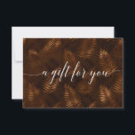 BOTANISCH BEDRIJFSCERTIFICAAT<br><div class="desc">Dompel uw klanten onder in de rustgevende allure van natuur met dit elegante, bewerkbare cadeaubon met botanische thema. Met een bruine achtergrond versierd met gedetailleerde varenbladeren straalt dit ontwerp rust en sophisticatie uit - perfect voor bedrijven in de wellness-, beauty- of spa-industrie. De veelzijdige stijl vormt een aanvulling op diensten...</div>