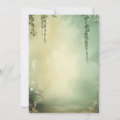  Botanisch Betoverd Bos Bewaar de Datum Kaart (Achterkant)