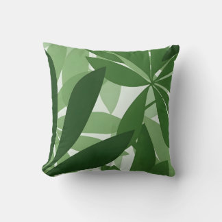 botanisch blad fris groen interieur kussen