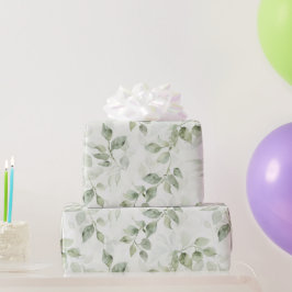 Botanisch bladpatroon cadeaupapier