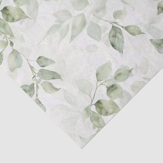 botanisch bladpatroon tissuepapier (Detail)