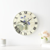 Botanisch blauw Campanula-klokvlak Grote Klok (Huis)