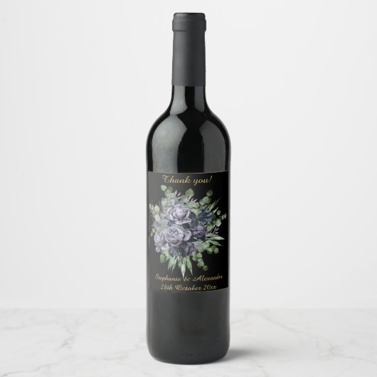 BOTANISCH BLAUW EUCALYPTUS ETIKET (Voorkant)
