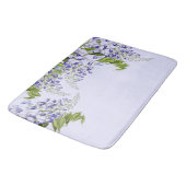 Botanisch blauw Wisteria Floral Flowers Bath Mat (Gekanteld)