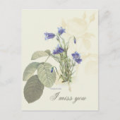Botanisch Blauwe Campanula 1 Briefkaart (Voorkant)