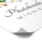Botanisch Bloem Fotohokje Bord Poster (Hoek)