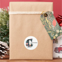 Botanisch bloemmonogram letter C