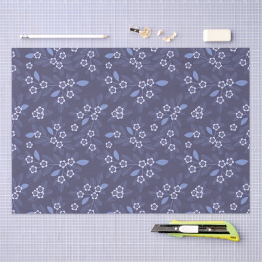  botanisch bloemmotief Weefselpapier Tissuepapier (Craft)