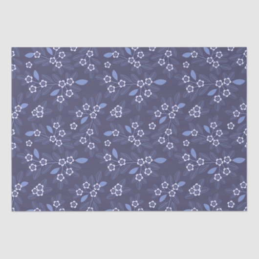  botanisch bloemmotief Weefselpapier Tissuepapier (Voorkant)