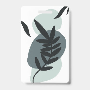 Botanisch bloemontwerp  badge