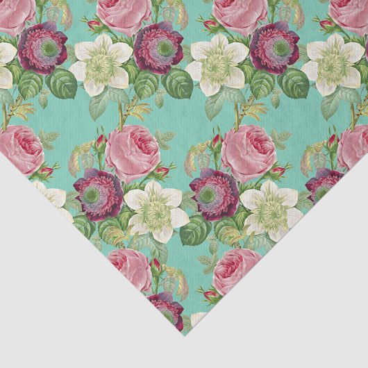  Botanisch Blossom Land Chic Tissuepapier (Detail)