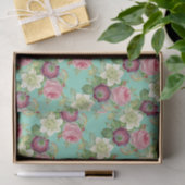  Botanisch Blossom Land Chic Tissuepapier (Geschenk)