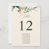 Botanisch Boho Aangepast gastnummer (Voorkant)