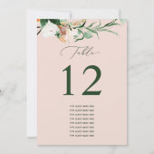 Botanisch Boho Aangepast gastnummer (Voorkant)