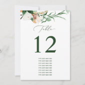 Botanisch Boho Aangepast gastnummer (Voorkant)