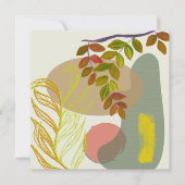 Botanisch Boho Geel Groen (Voorkant)