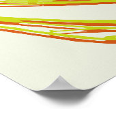 Botanisch Boho Geel Groen Poster (Hoek)