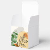 Botanisch Boho Groen Sinaasappel Bedankdoosjes (Geopend)