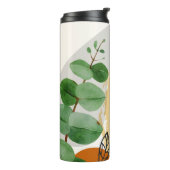 Botanisch Boho Groen Sinaasappel Thermosbeker (Gedraaid links)