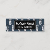 Botanisch Boho Patroon Mini Visitekaartje (Voorkant)