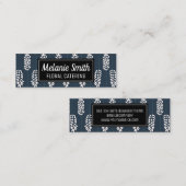 Botanisch Boho Patroon Mini Visitekaartje (Voorkant / Achterkant)