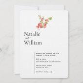 Botanisch Boho Pomegranaat | Weddenschap Kaart (Voorkant)