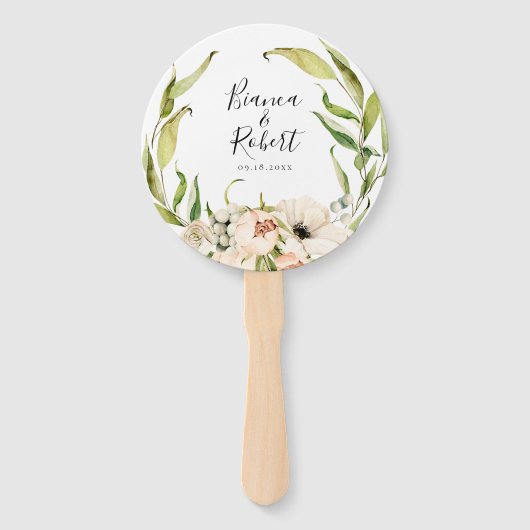 Botanisch bos met woeste hek handwaaier (Voorkant)