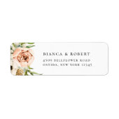 Botanisch bosbouillonsite retouradres etiket (Voorkant)