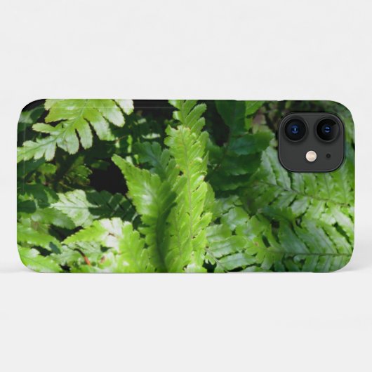 Botanisch bosgroen Lente Groene Varens Case-Mate iPhone Case (Achterkant (horizontaal))