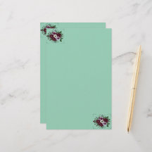 Botanisch Briefpapier Boeket Viooltjes