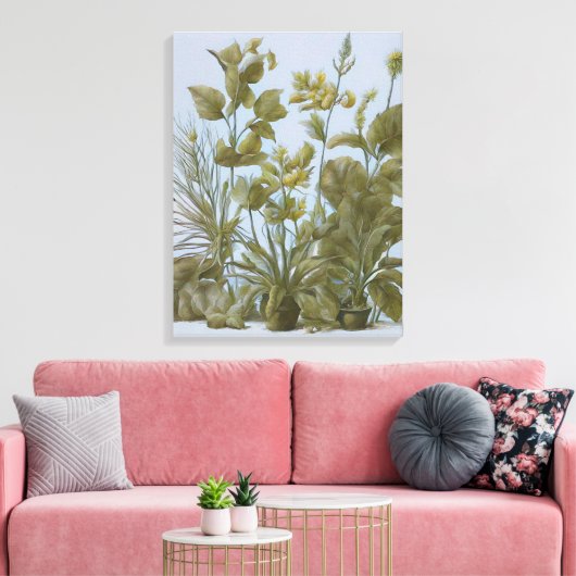  Botanisch Canvas Afdruk (Insitu (Woonkamer))
