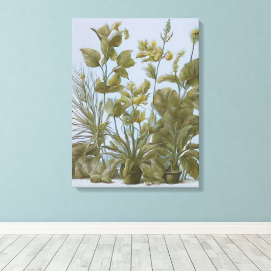  Botanisch Canvas Afdruk (Insitu (Houten vloer))