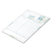 Botanisch Commelina  Recipe Notitieblok (Schuin)