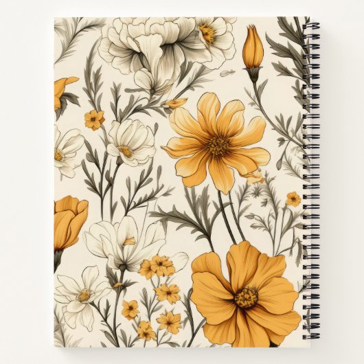 botanisch compositie Notitieboek (Achterkant)