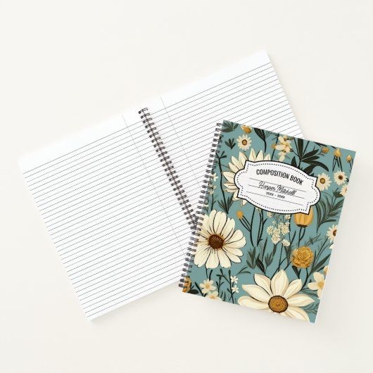  botanisch compositie Notitieboek (Binnen)