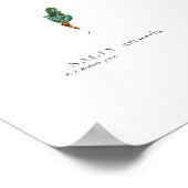 BOTANISCH "CREEPING WILLOW" REDOUTÉ POSTER (Hoek)