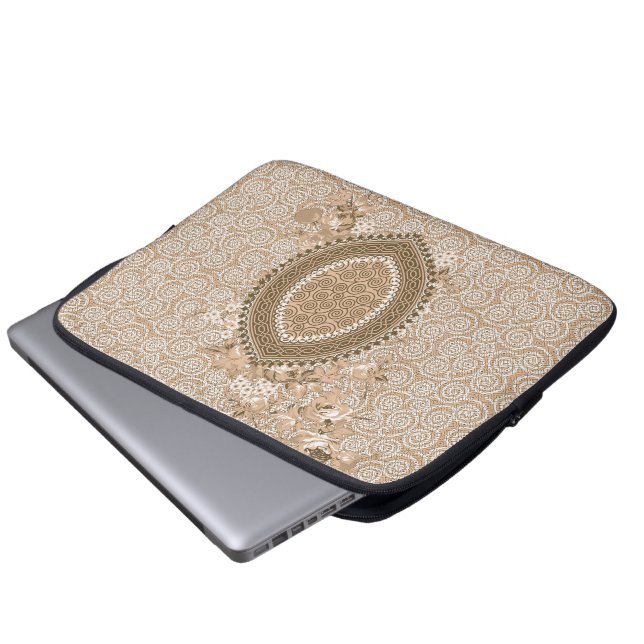  Botanisch Custom Tech Hoesje Laptop Sleeve (Voorkant onderkant)