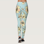 Botanisch decor leggings (Achterkant)
