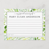 Botanisch Deel een Kaart van de Begeleiding van he (Voorkant)