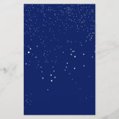 Botanisch donkerblauw en koraalventilatormenu (Achterkant)