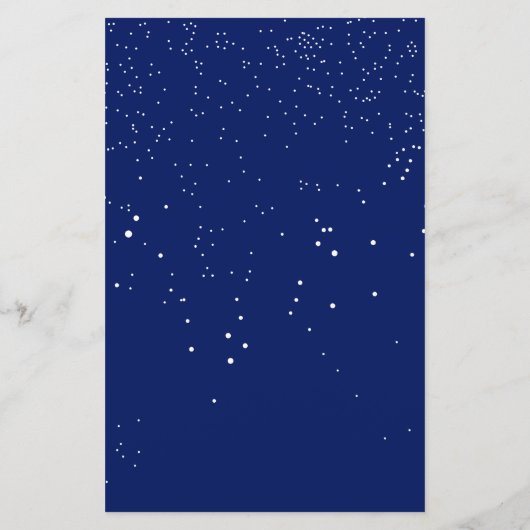 Botanisch donkerblauw en koraalventilatormenu (Achterkant)