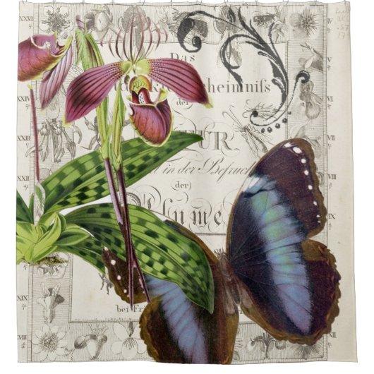 Botanisch Douchegordijn (Voorkant)